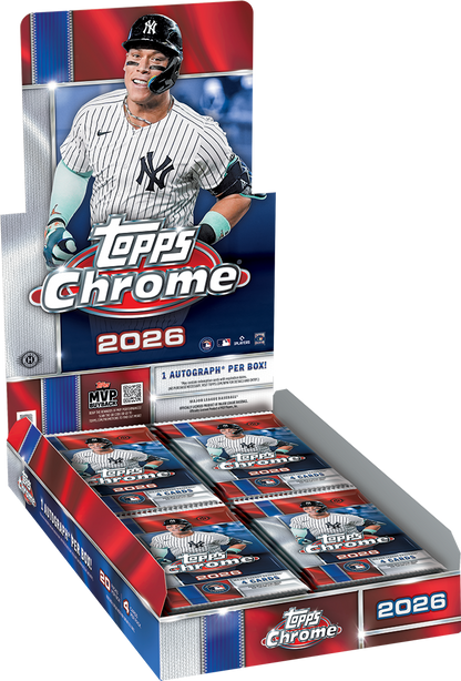 2026 Topps Chrome Baseball Hobby Box
